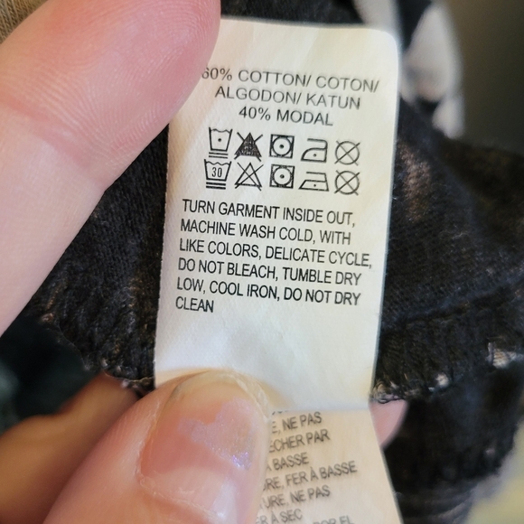 Lucky Brand Black Cream Long Sleeve Shirt - Picture 7 of 7